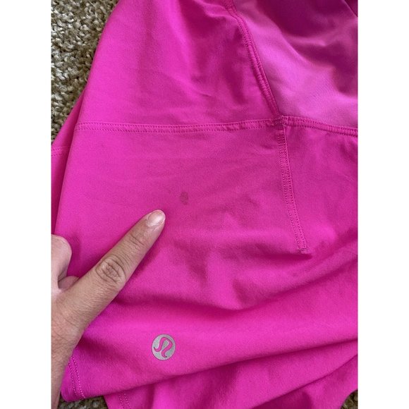 Lululemon 12 Essential Running High Rise Short 4" Pow Pink - Picture 7 of 9